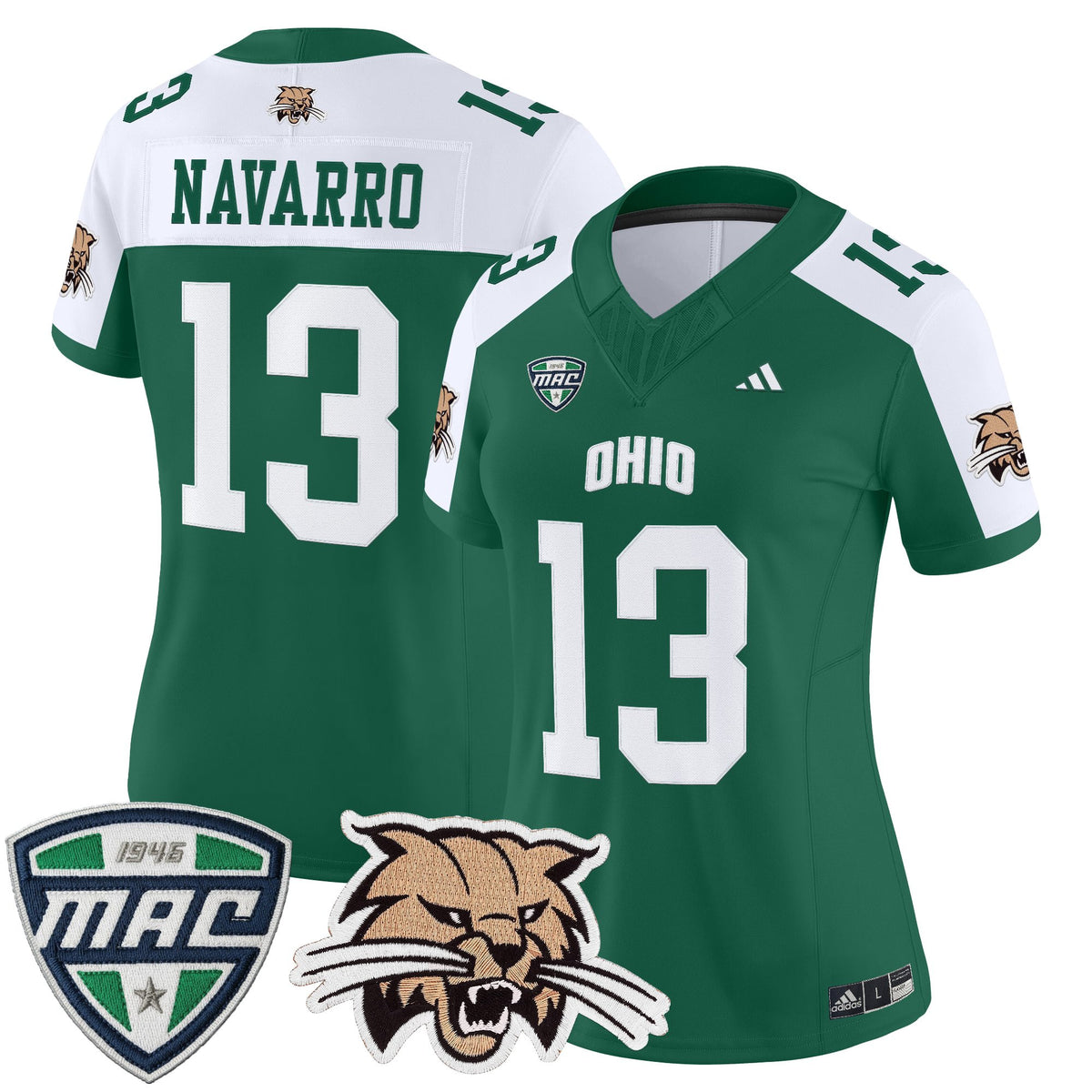 Women's Ohio Bobcats 2025 Vapor Limited Jersey - All Stitched