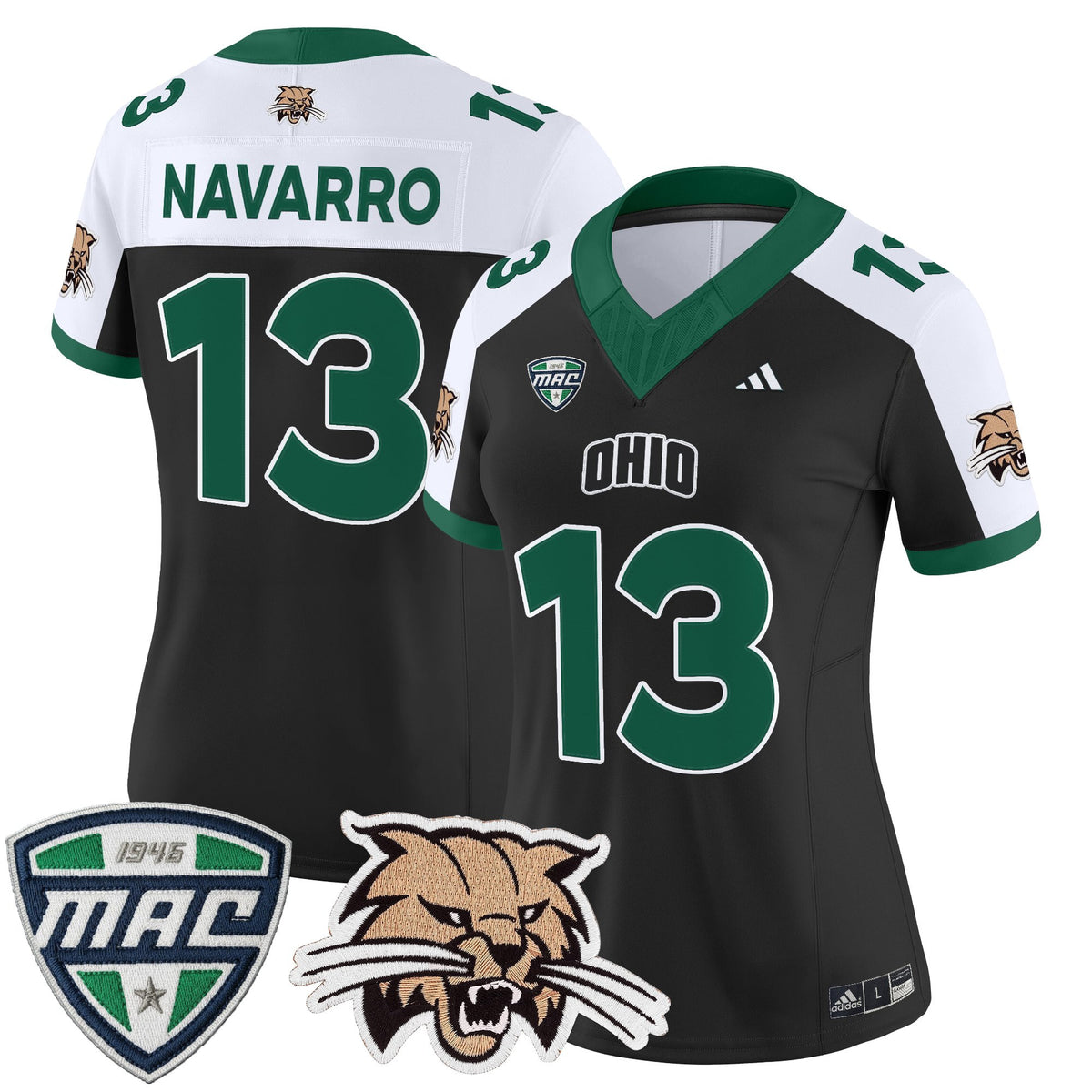 Women's Ohio Bobcats 2025 Vapor Limited Jersey - All Stitched