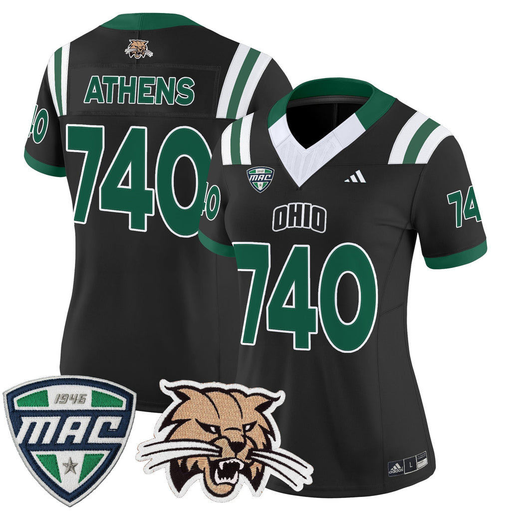 Women's Ohio Bobcats 2025 Vapor Limited Jersey - All Stitched