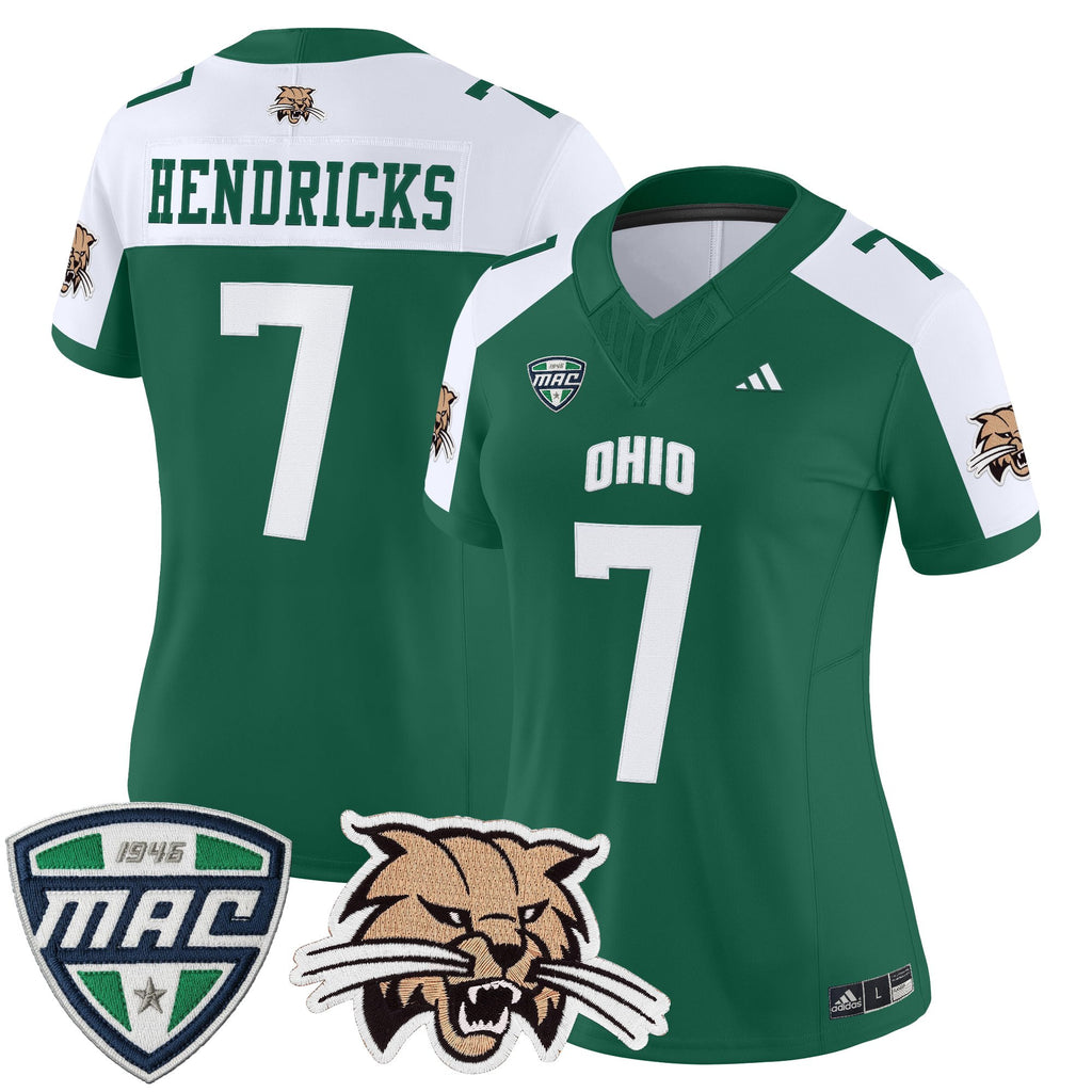 Women's Ohio Bobcats 2025 Vapor Limited Jersey - All Stitched