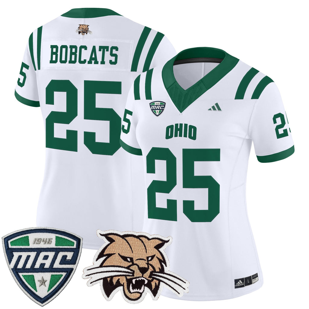 Women's Ohio Bobcats 2025 Vapor Limited Jersey - All Stitched