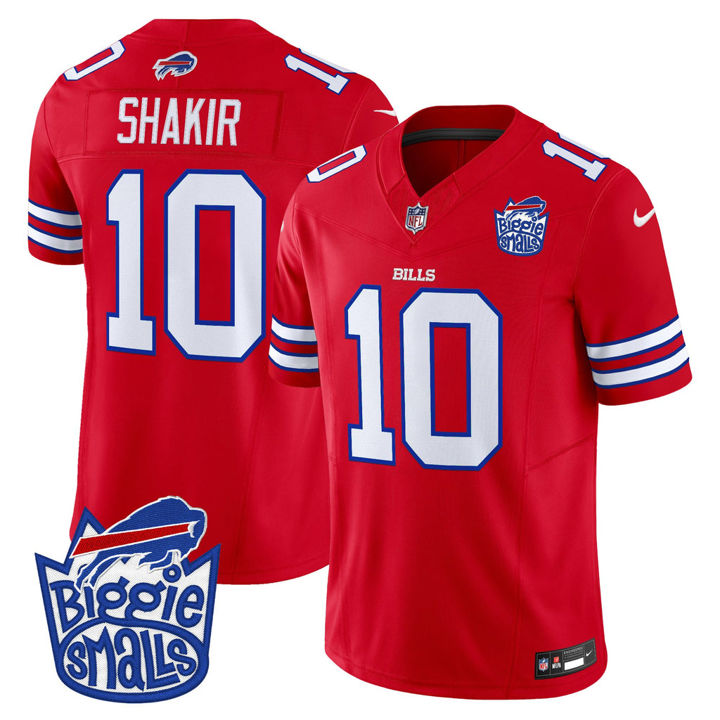 Men's Biggie Smalls × Buffalo Bills Vapor Limited Jersey - All stitched