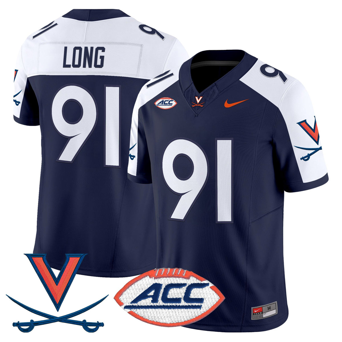 Men's Virginia Cavaliers 2025 Vapor Limited Jersey - All Stitched