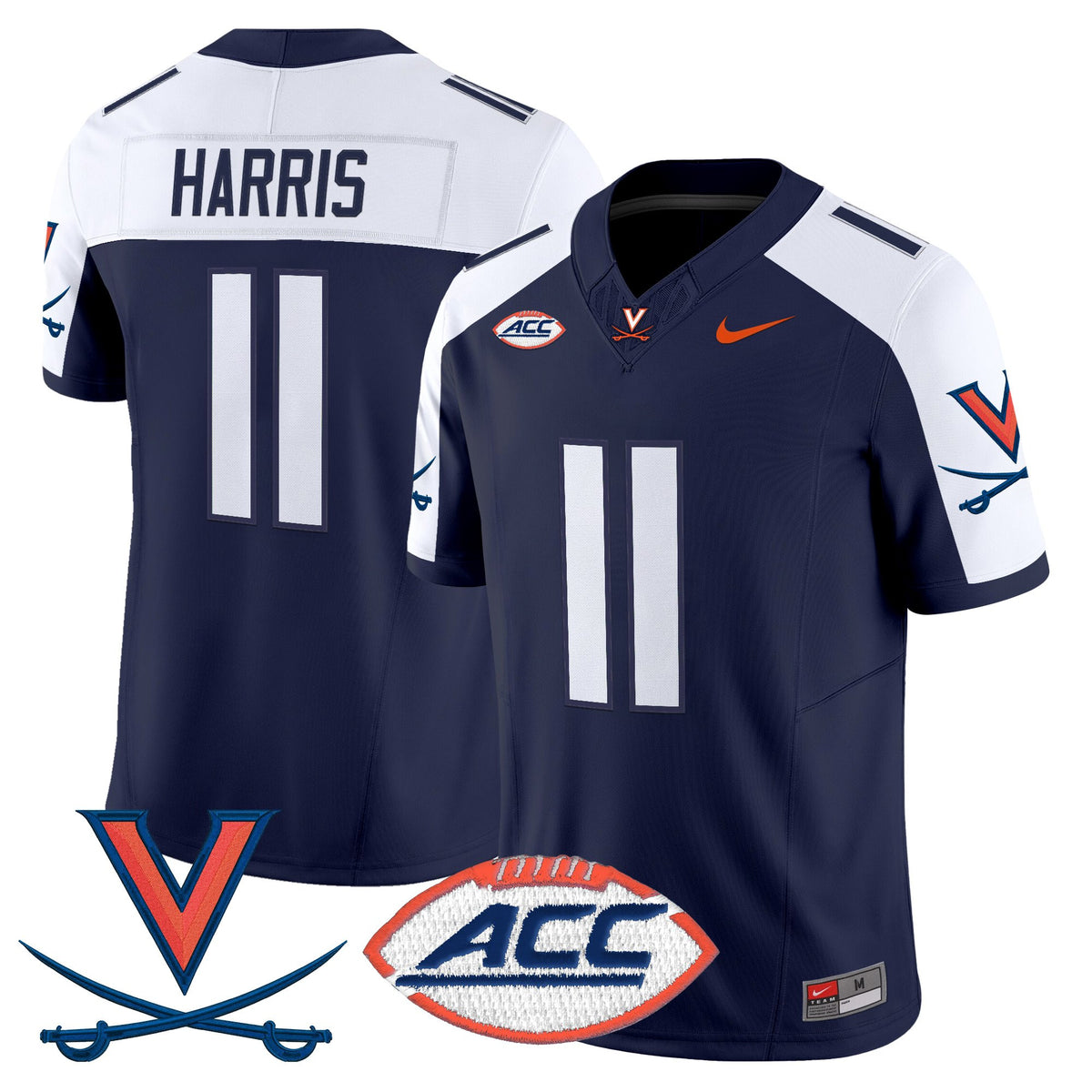 Men's Virginia Cavaliers 2025 Vapor Limited Jersey - All Stitched