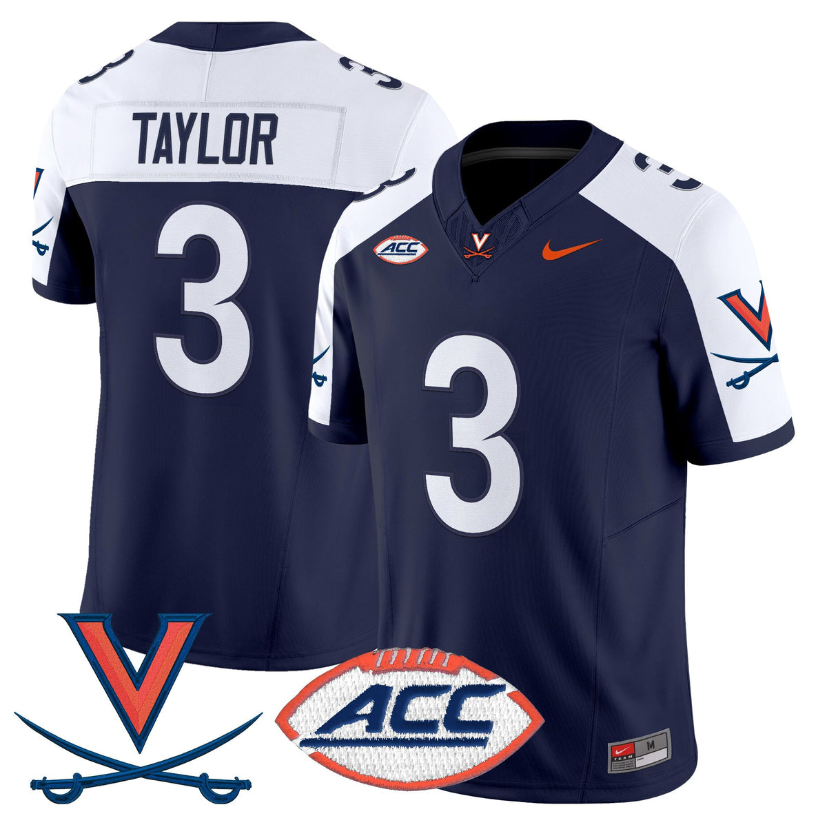 Men's Virginia Cavaliers 2025 Vapor Limited Jersey - All Stitched