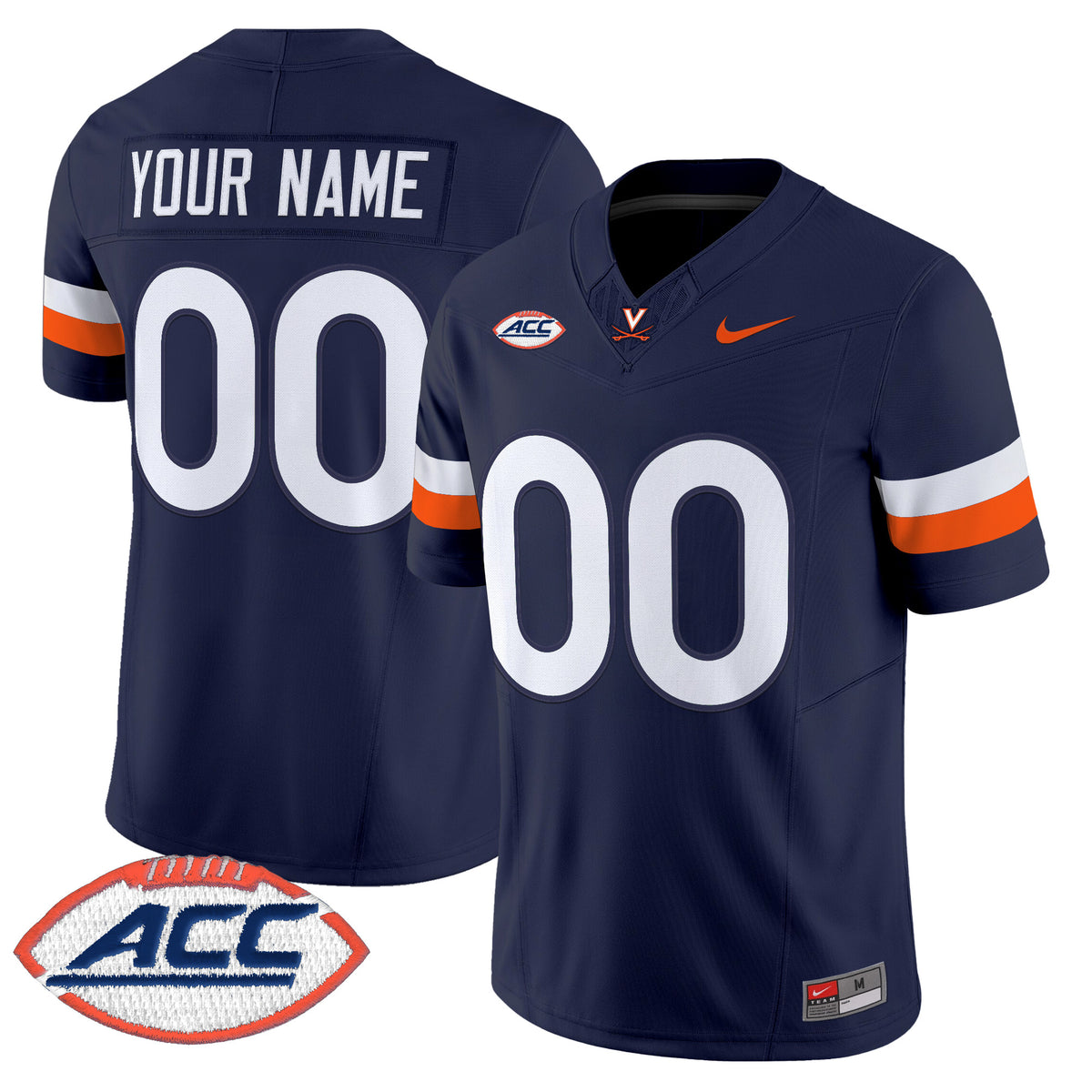 Virginia Cavaliers 2025 Vapor Limited Custom Jersey - All Stitched