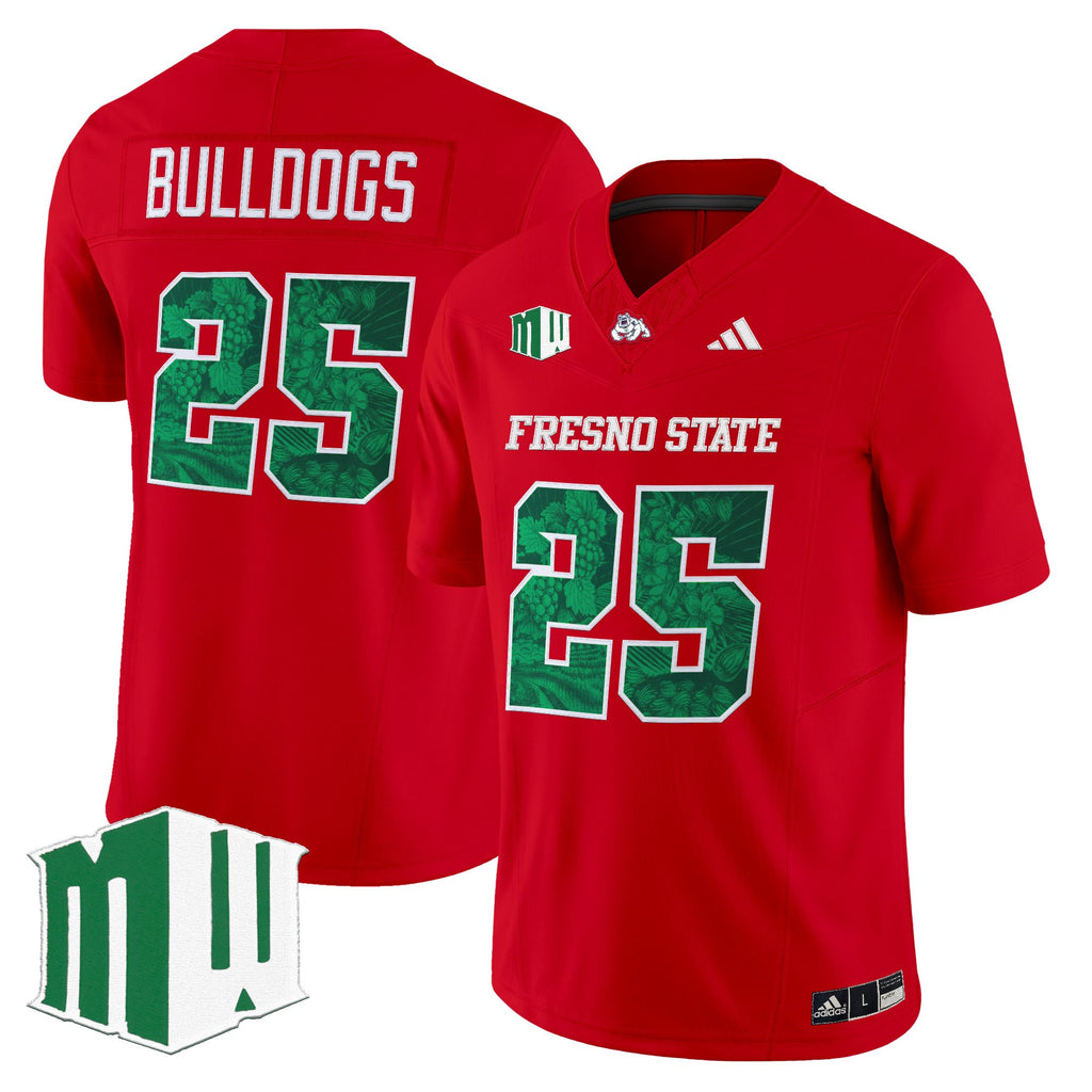 Men's Fresno State Bulldogs 2025 'Ag Fest Edition' Vapor Limited Jersey - All Stitched