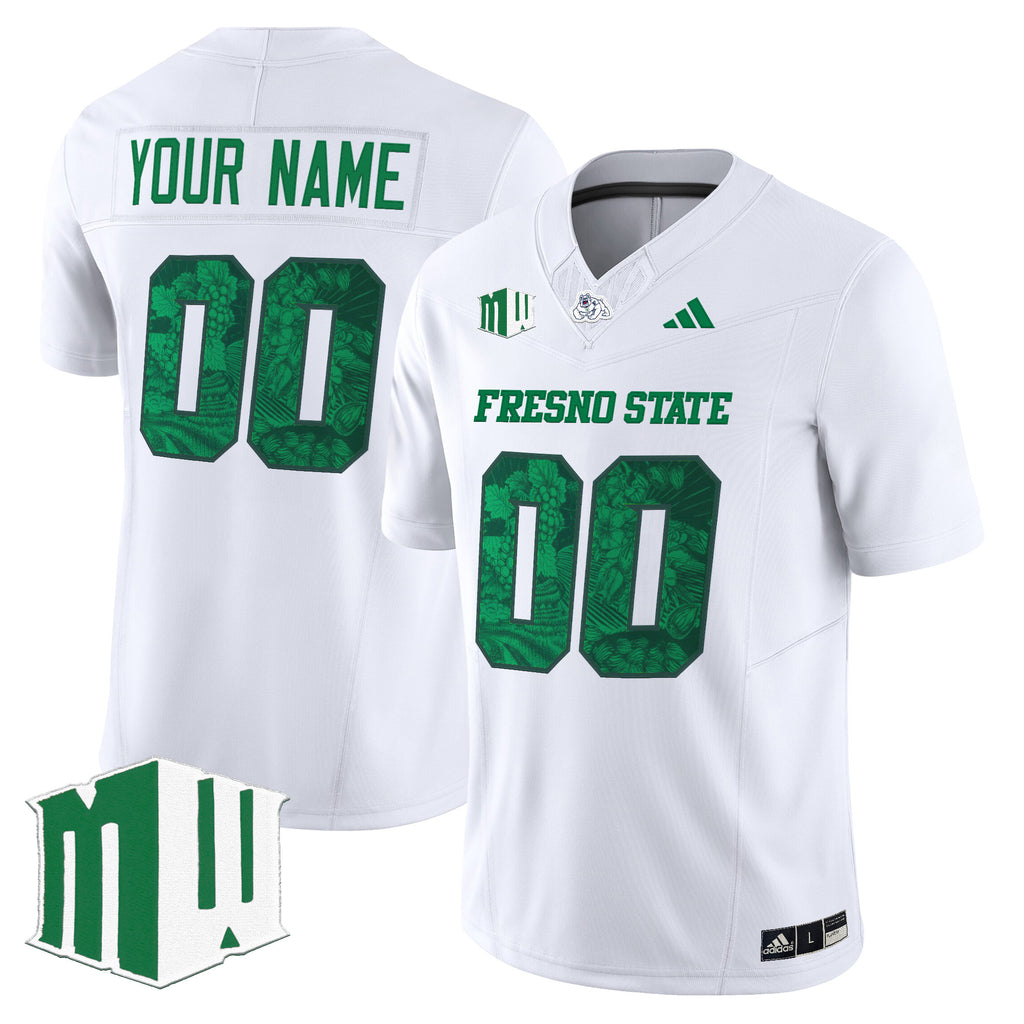 Fresno State Bulldogs 2025 'Ag Fest Edition' Vapor Limited Custom Jersey - All Stitched