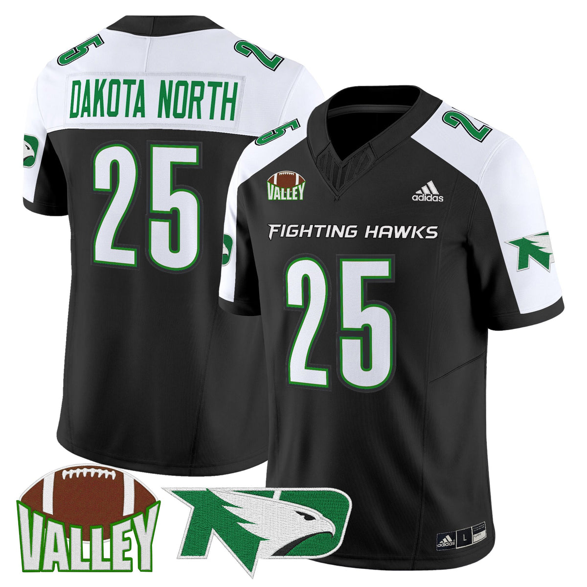 Men's North Dakota Fighting Hawks 2025 Vapor Limited Jersey - All Stitched