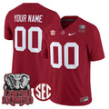 Alabama Crimson Tide x Lynyrd Skynyrd Vapor Limited Custom Jersey - Alabama Map - All Stitched