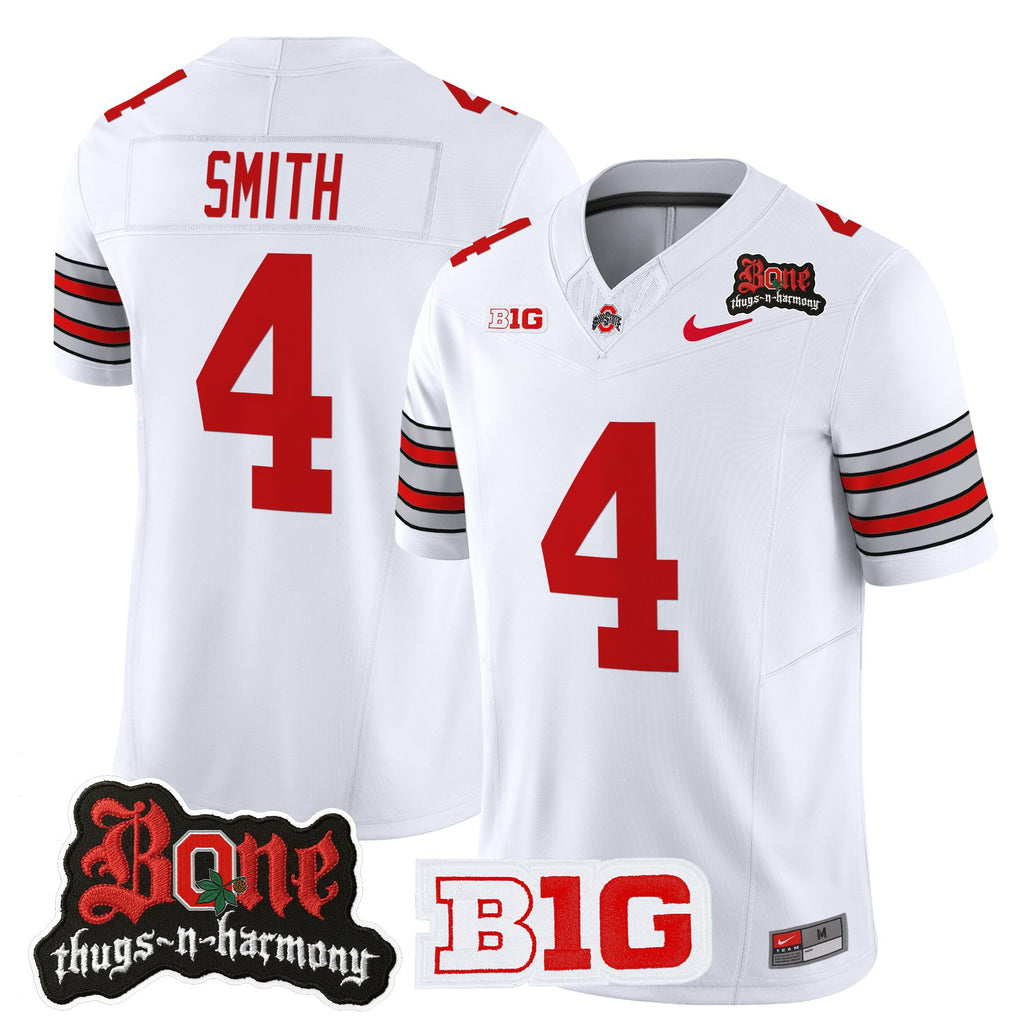 Men's Ohio State Buckeyes x Bone Thugs-N-Harmony Vapor Limited Jersey - Heritage Stripe Edition - All Stitched