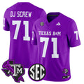 Men's Texas A&M Aggies DJ Screw Vapor Limited Jersey - All Stitched