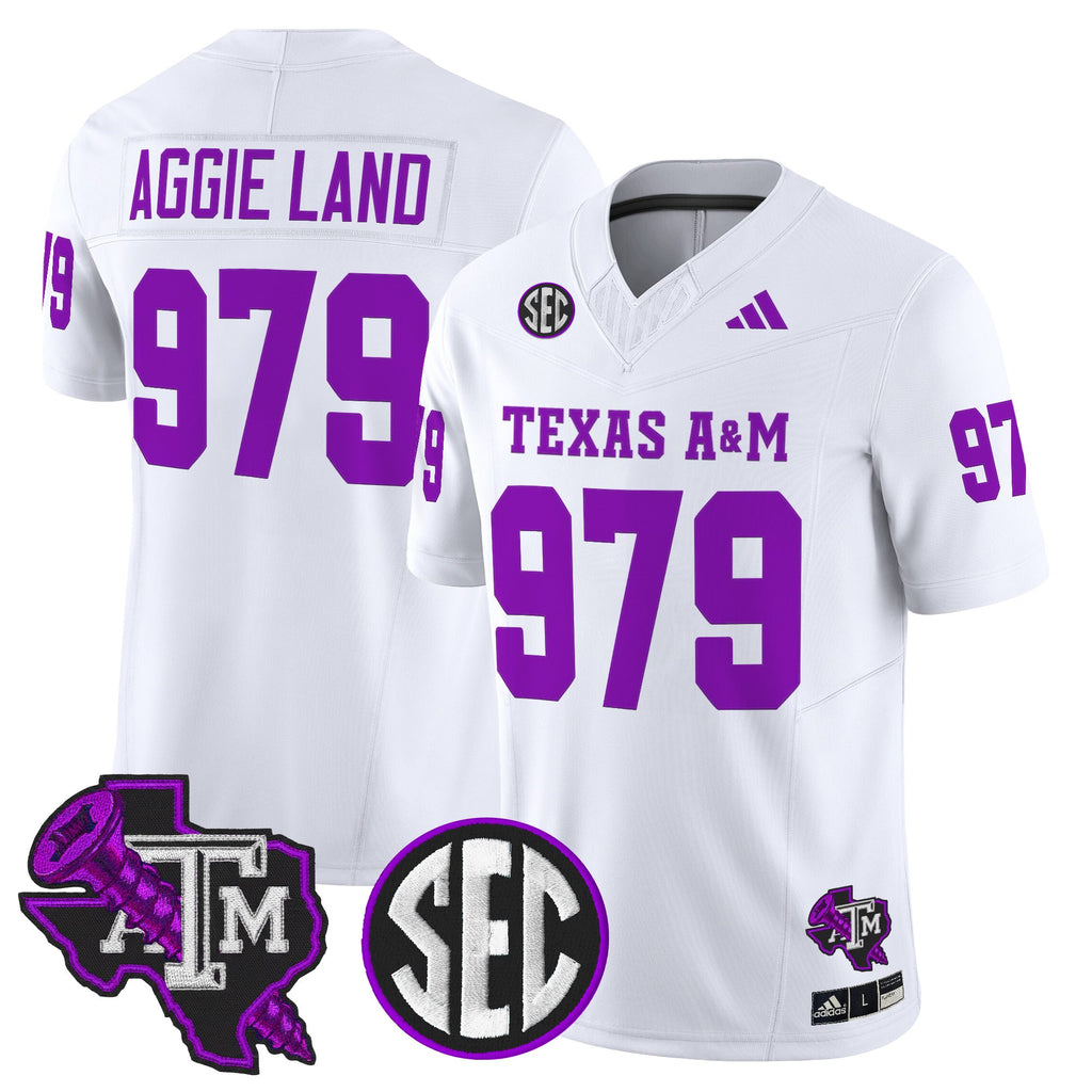 Men's Texas A&M Aggies DJ Screw Vapor Limited Jersey - All Stitched