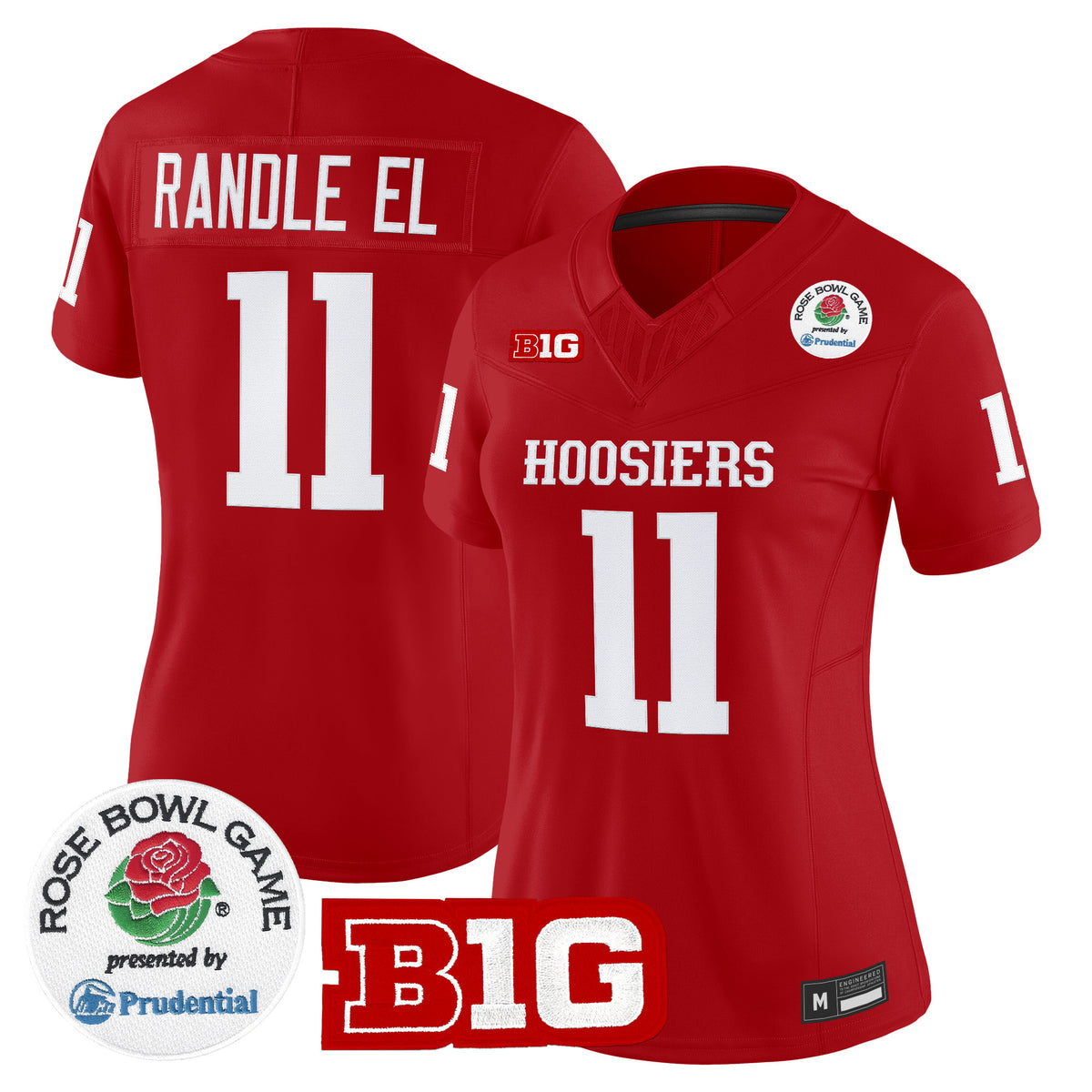 Women's Indiana Hoosiers 2026 Rose Bowl Vapor Limited Jersey - All Stitched