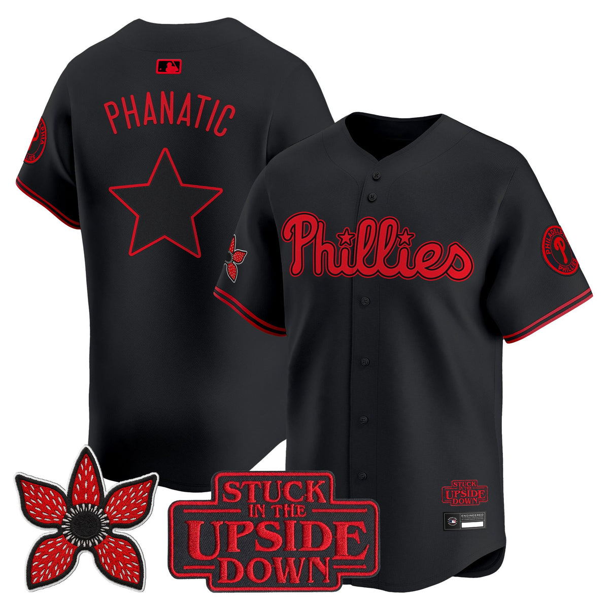 Philadelphia Phillies 'Stranger Things Edition' Vapor Premier Limited Jersey - All Stitched