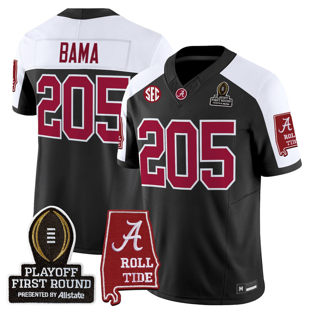 Men's Alabama Crimson Tide 2025 Playoff First Round Vapor Limited Jersey - All Stitched