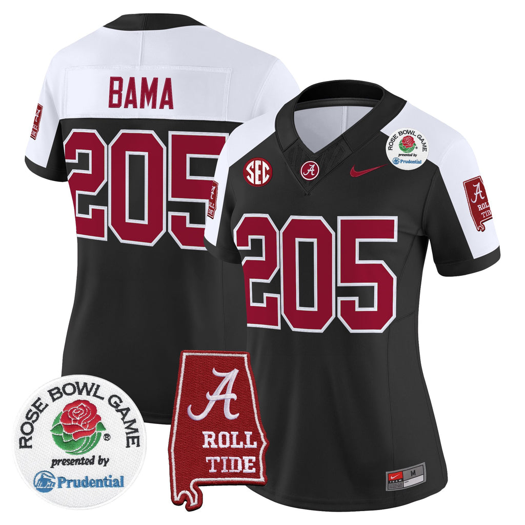 Women's Alabama Crimson Tide 2026 Rose Bowl Vapor Limited Jersey - All Stitched