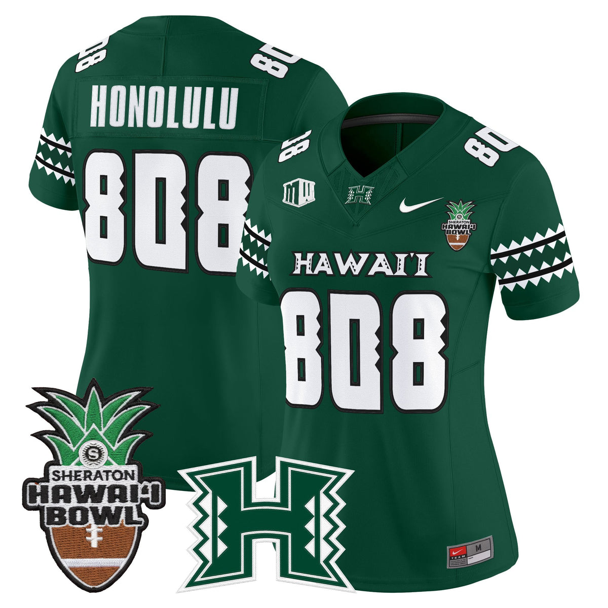Women's Hawai'i Rainbow Warriors 2025 Hawai'i Bowl Vapor Limited Jersey - All Stitched