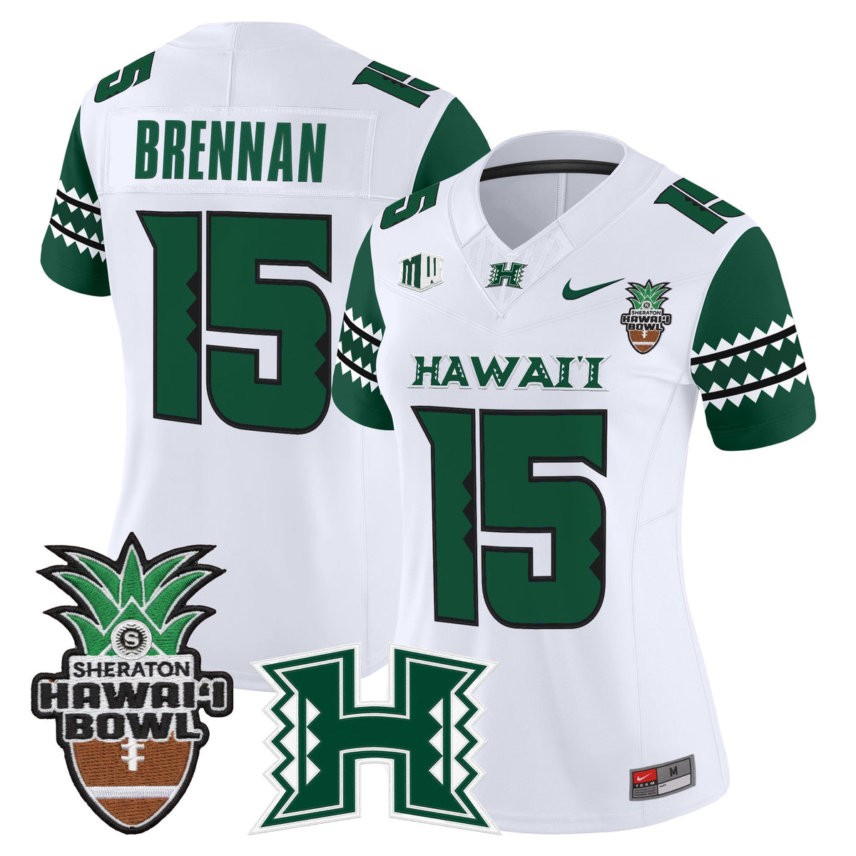 Women's Hawai'i Rainbow Warriors 2025 Hawai'i Bowl Vapor Limited Jersey - All Stitched
