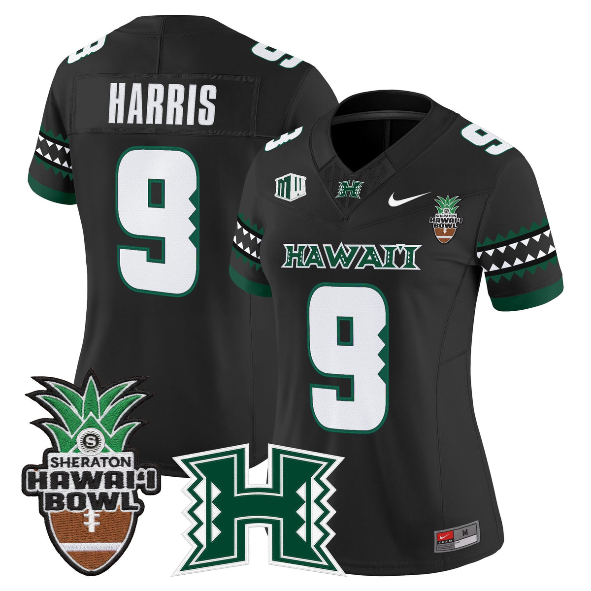 Women's Hawai'i Rainbow Warriors 2025 Hawai'i Bowl Vapor Limited Jersey - All Stitched