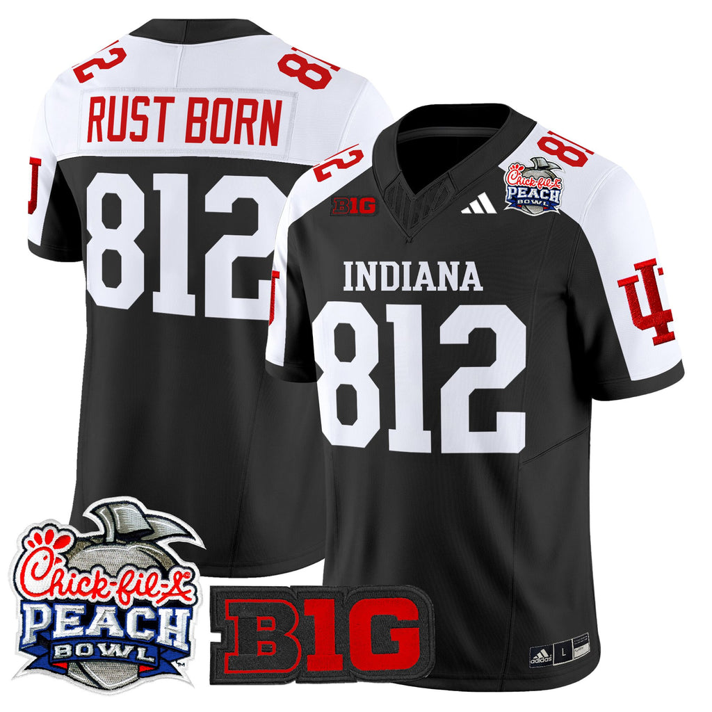 Men's Indiana Hoosiers 2026 Peach Bowl Vapor Limited Jersey V2 - All Stitched