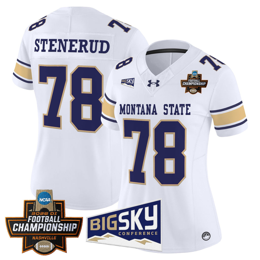 Women's Montana State Bobcats 2026 Football Championship Vapor Limited Jersey - All Stitched