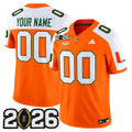 Miami Hurricanes 2026 CFP Final Patch Vapor Limited Custom Jersey - All Stitched