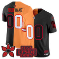 Tampa Bay Buccaneers 'Upside Down Edition' Vapor Limited Custom Jersey - All Stitched