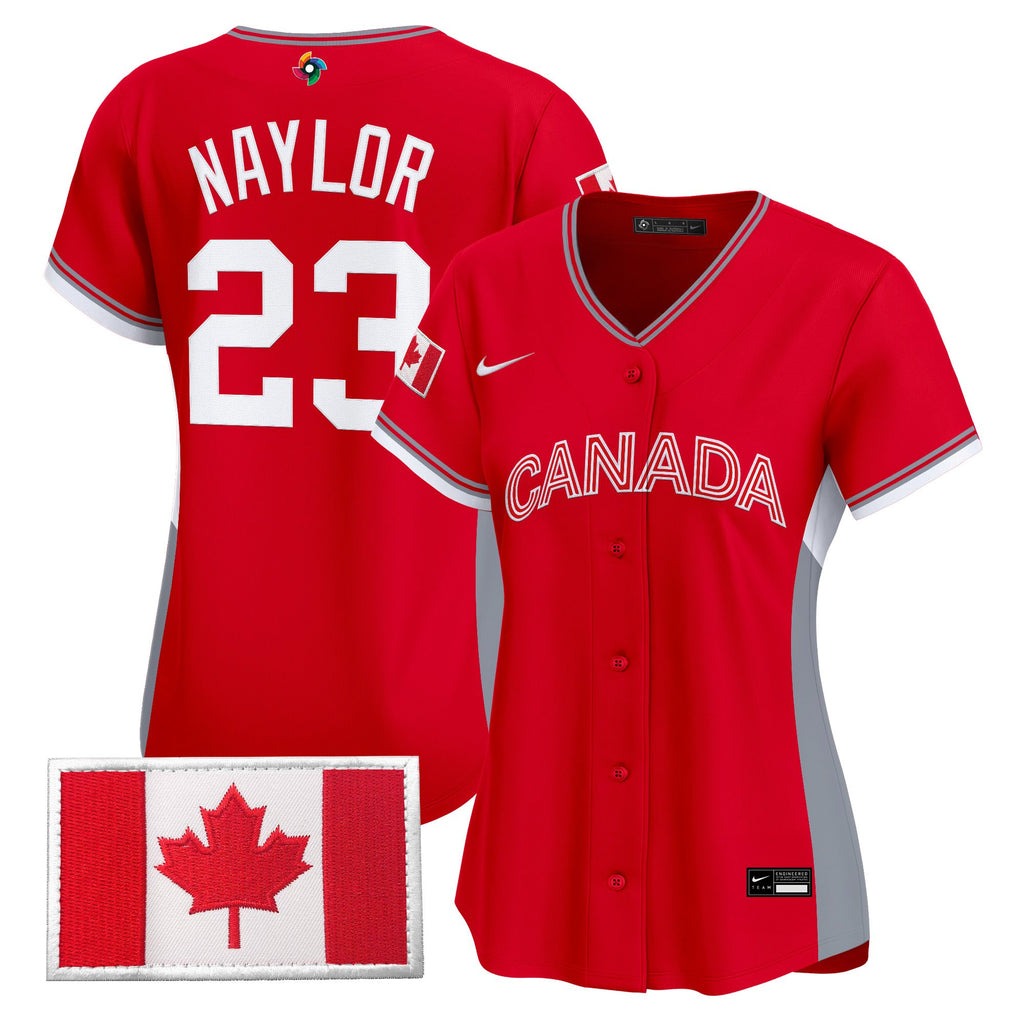 Women's Team Canada World Baseball Classic Vapor Premier Jersey - All Stitched
