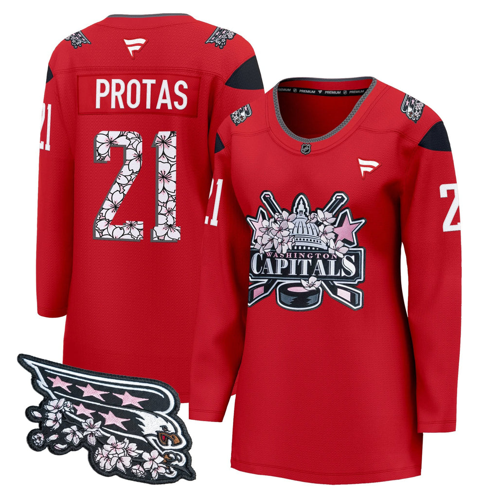 Women's Washington Capitals 2026 Cherry Blossom Premium Jersey - All Stitched