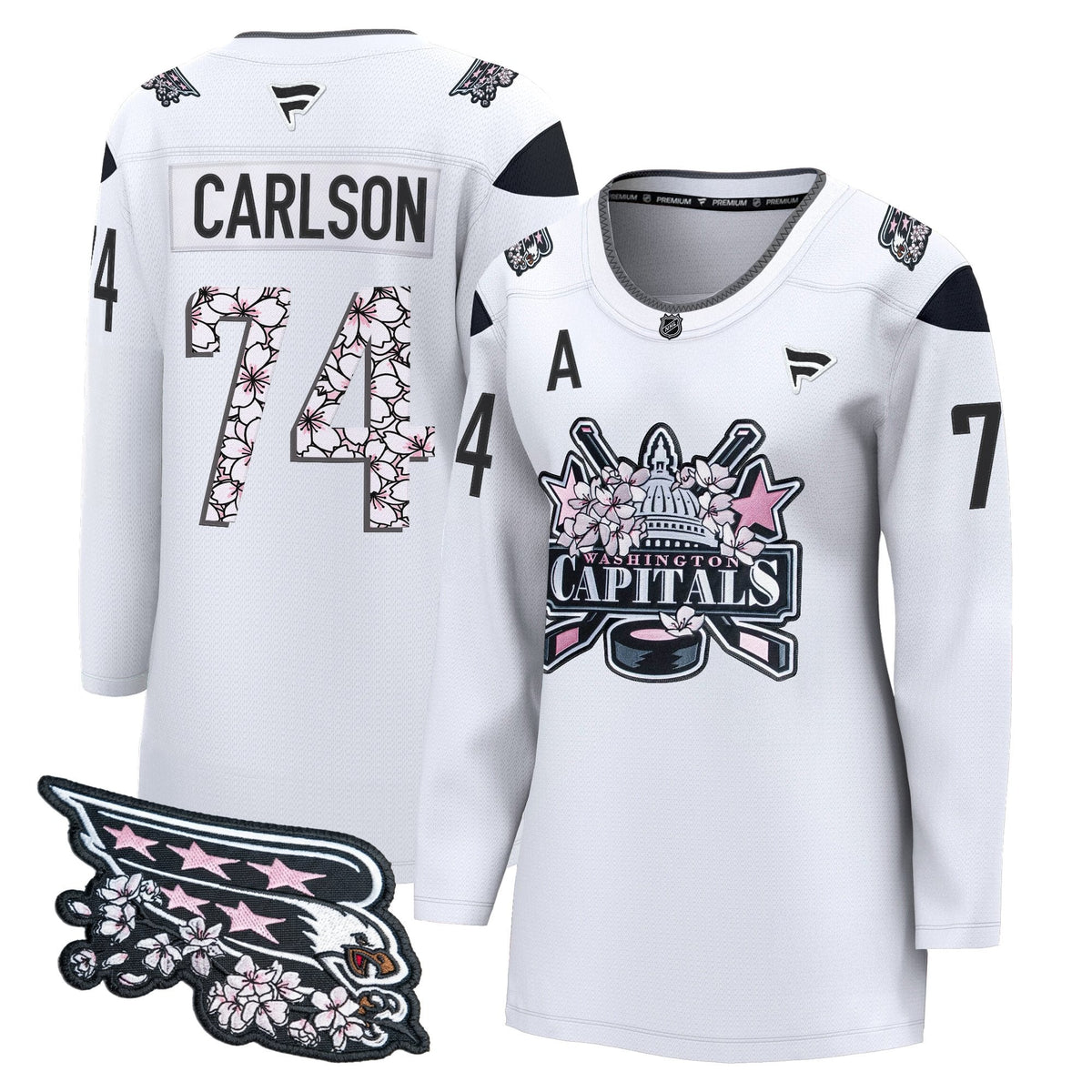 Women's Washington Capitals 2026 Cherry Blossom Premium Jersey - All Stitched