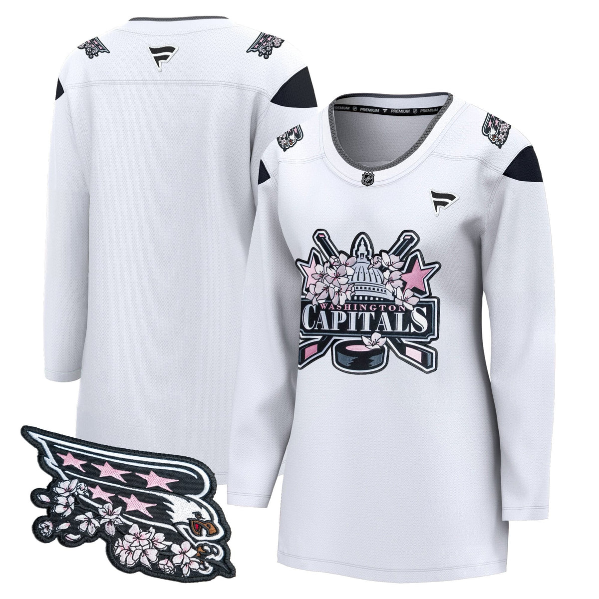 Women's Washington Capitals 2026 Cherry Blossom Premium Jersey - All Stitched