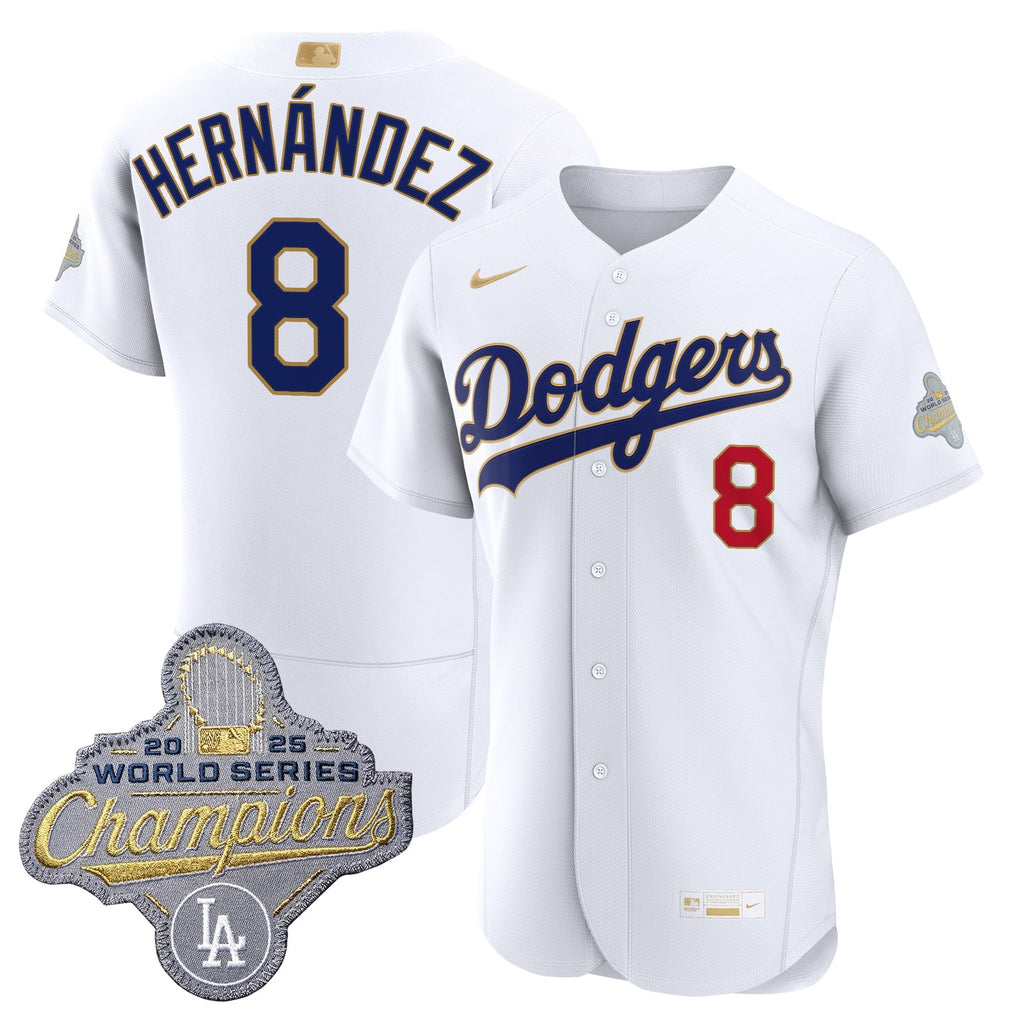 Men's Los Angeles Dodgers "Gold Collection" Premier Elite Jersey - All Stitched