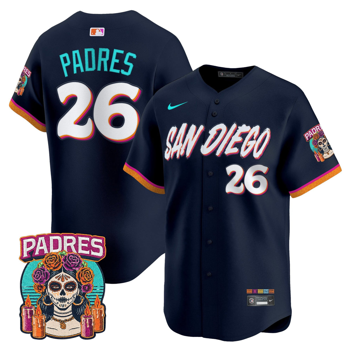 Men's San Diego Padres 2026 City Connect Vapor Premier Limited Jersey - All Stitched