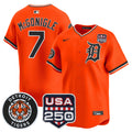 Men's Detroit Tigers 2026 Alternate Vapor Premier Limited Jersey - 250America Patch - All Stitched