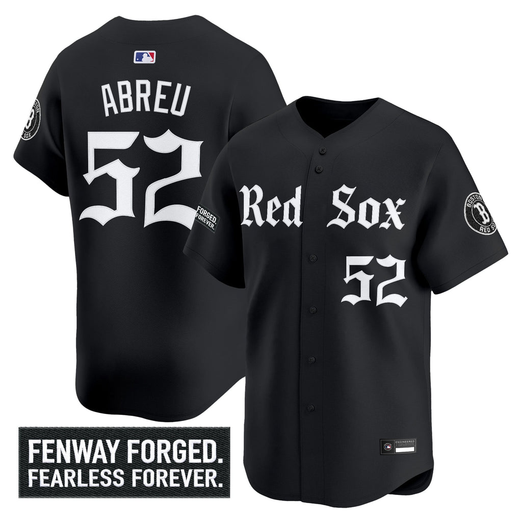 Men's Boston Red Sox 'Gothic Edition' Vapor Premier Limited Jersey - All Stitched