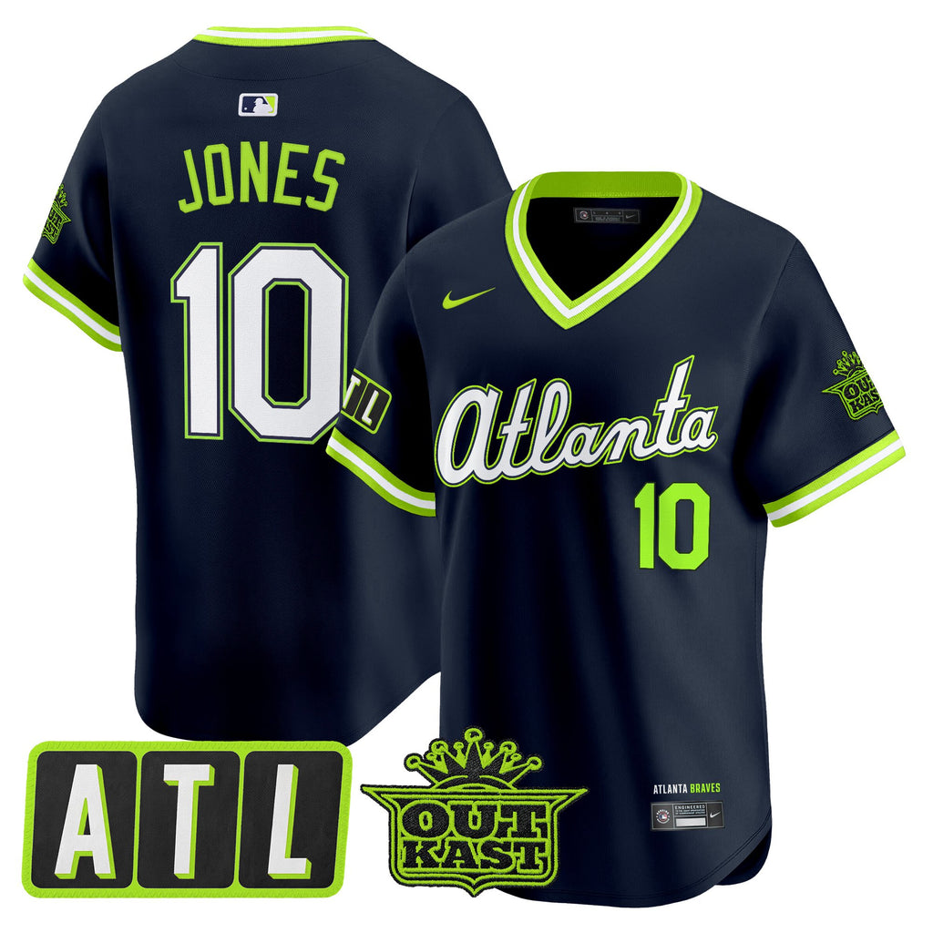 Men's Atlanta Braves 2026 City Connect x Outkast Vapor Premier Limited Jersey - All Stitched