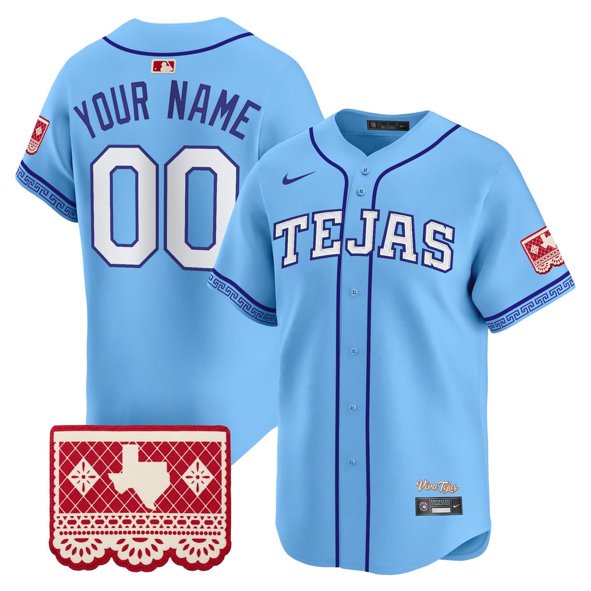 Texas Rangers 2026 City Connect Vapor Premier Limited Custom Jersey - All Stitched