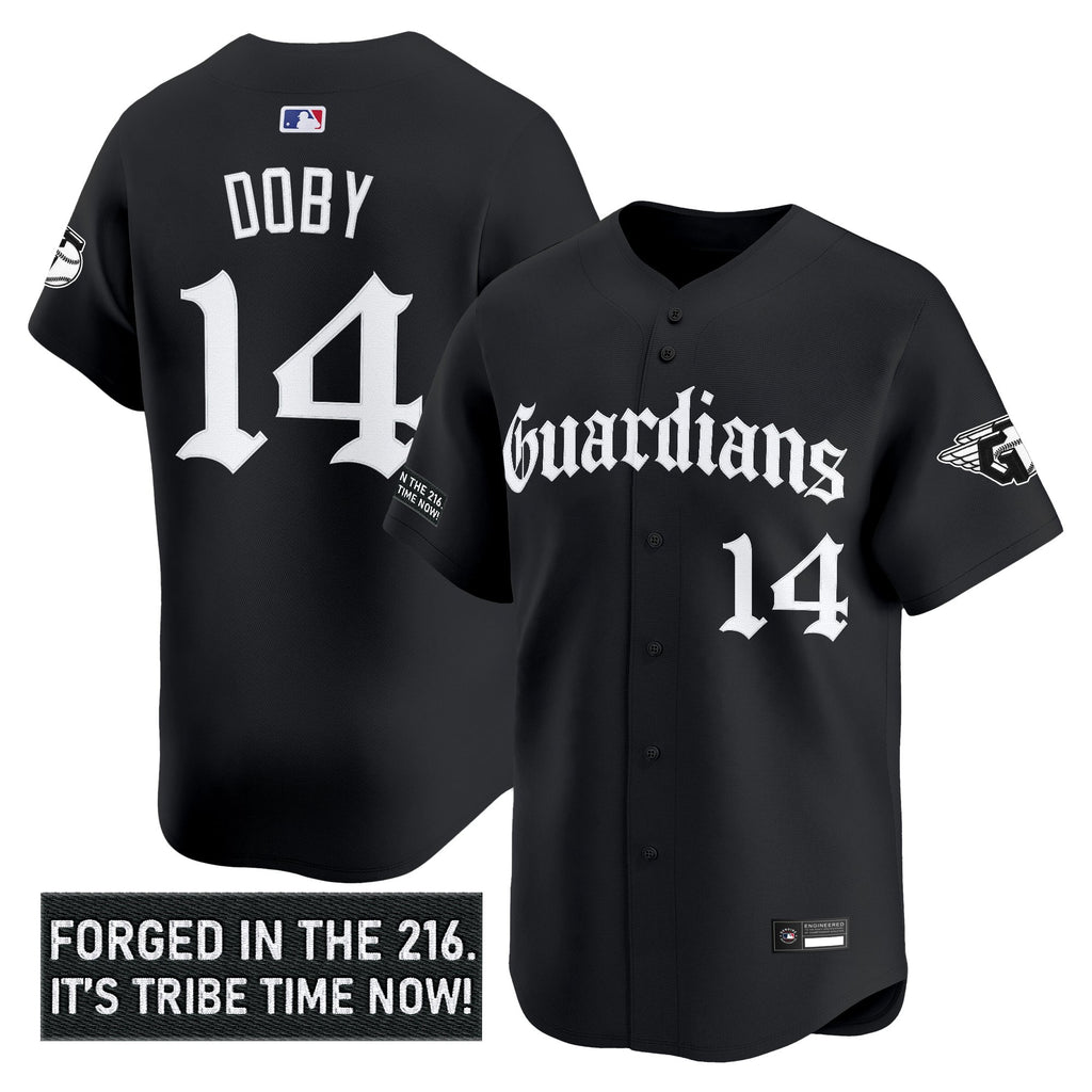 Men's Cleveland Guardians 'Gothic Iron Edition' Vapor Premier Limited Jersey - All Stitched