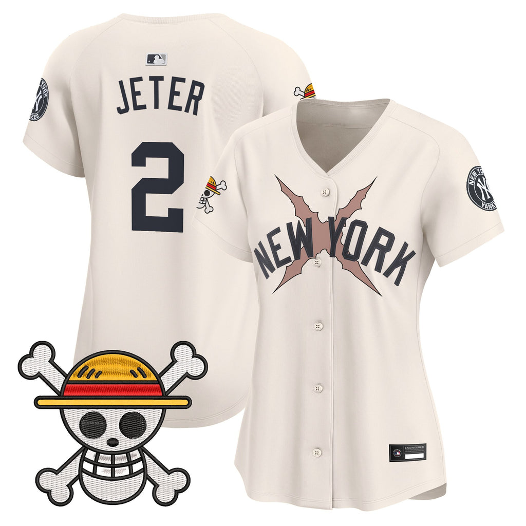 Women's New York Yankees x One Piece Vapor Premier Limited Jersey - Stitched
