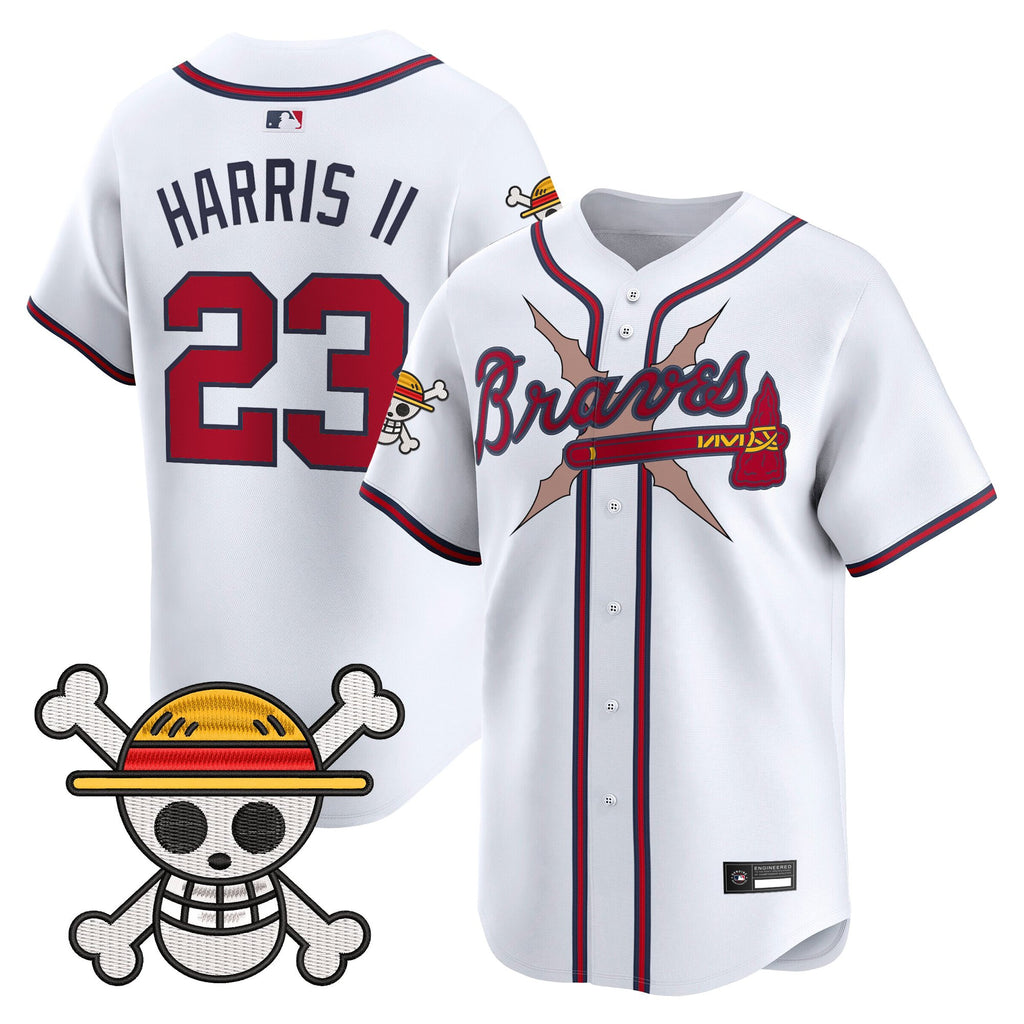 Men's Atlanta Braves x One Piece Vapor Premier Limited Jersey - Stitched