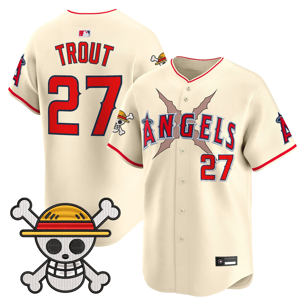 Men's Los Angeles Angels x One Piece Vapor Premier Limited Jersey - Stitched