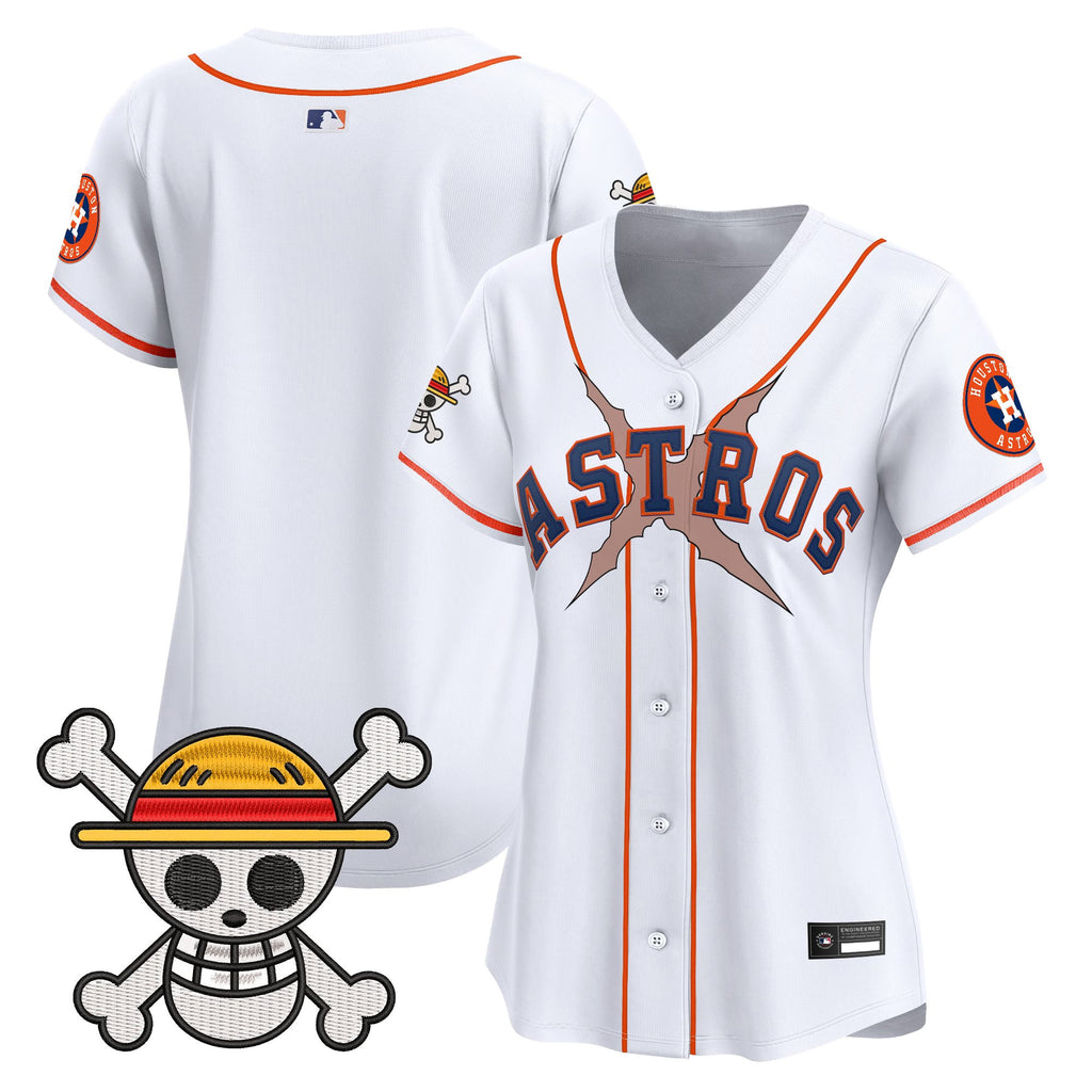 Women's Houston Astros x One Piece Vapor Premier Limited Jersey - Stitched