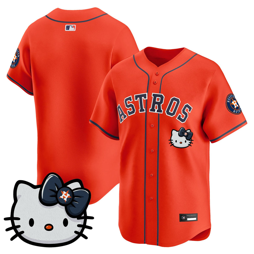 Unisex Houston Astros Hello Kitty Vapor Premier Limited Jersey – All Stitched