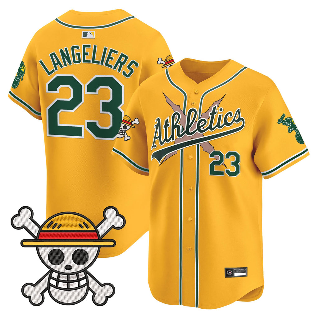 Men's Athletics x One Piece Vapor Premier Limited Jersey - Stitched