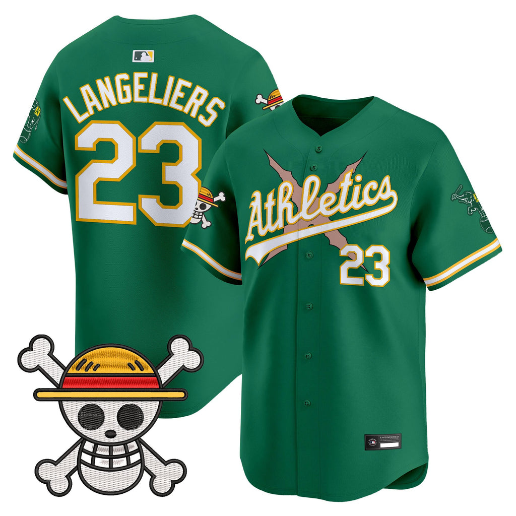 Men's Athletics x One Piece Vapor Premier Limited Jersey - Stitched