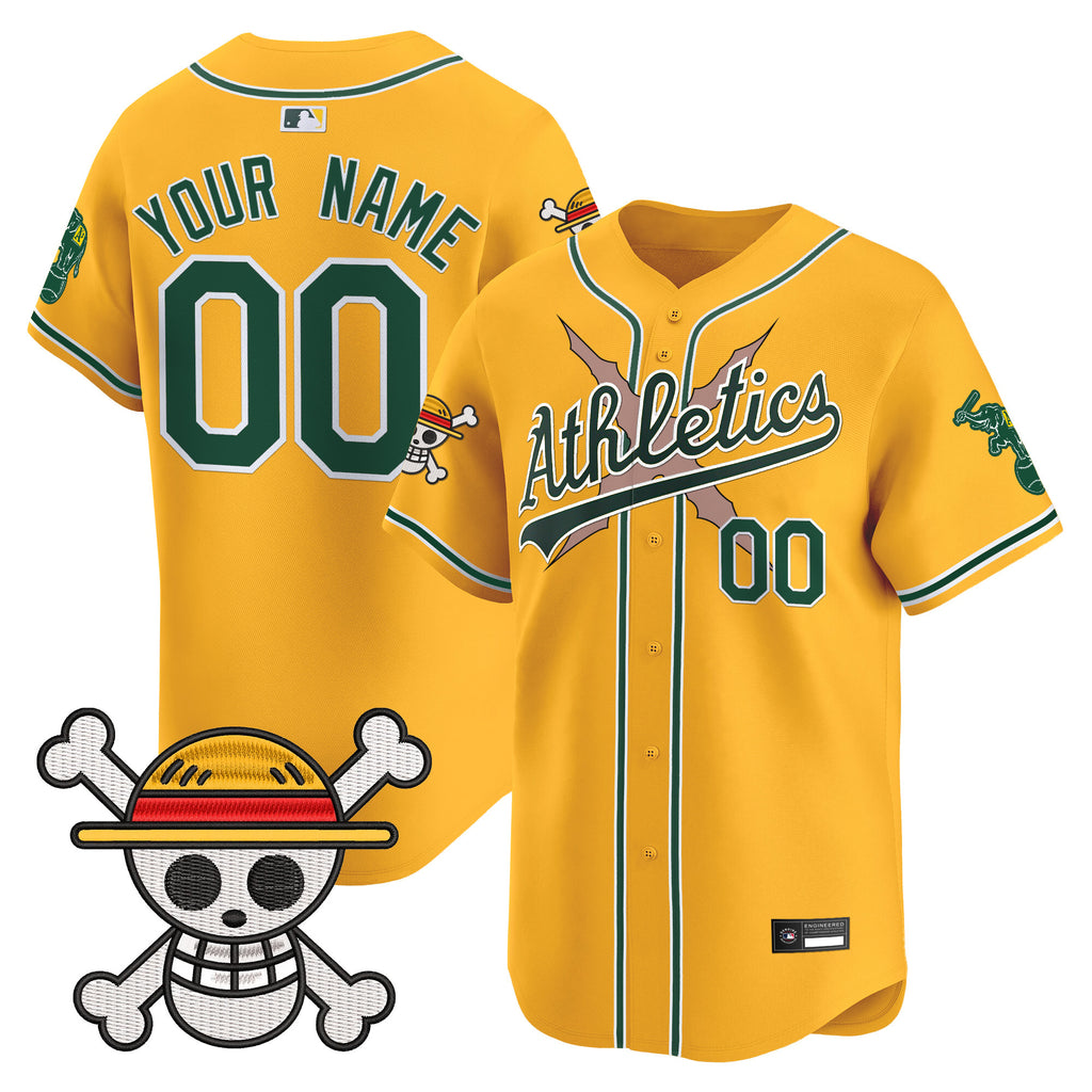 Athletics x One Piece Vapor Premier Limited Custom Jersey - Stitched