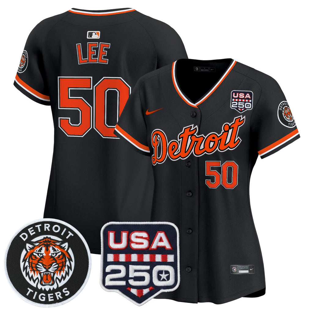 Women's Detroit Tigers 2026 Alternate Vapor Premier Limited Jersey - 250America Patch - All Stitched