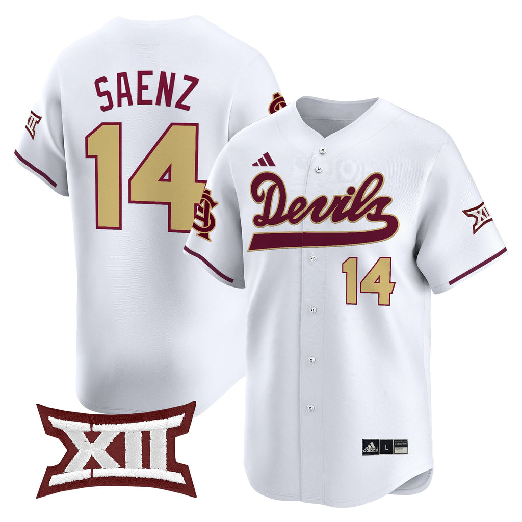 Men's size - Sun Devils Softball Vapor Premier Limited Jersey - All Stitched