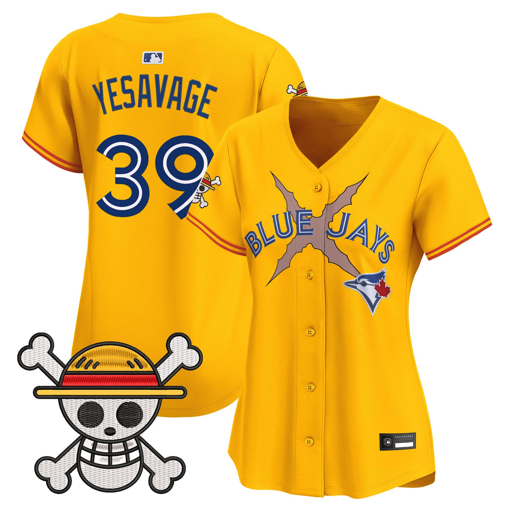 Women's Blue Jays x One Piece Vapor Premier Limited Jersey - Stitched